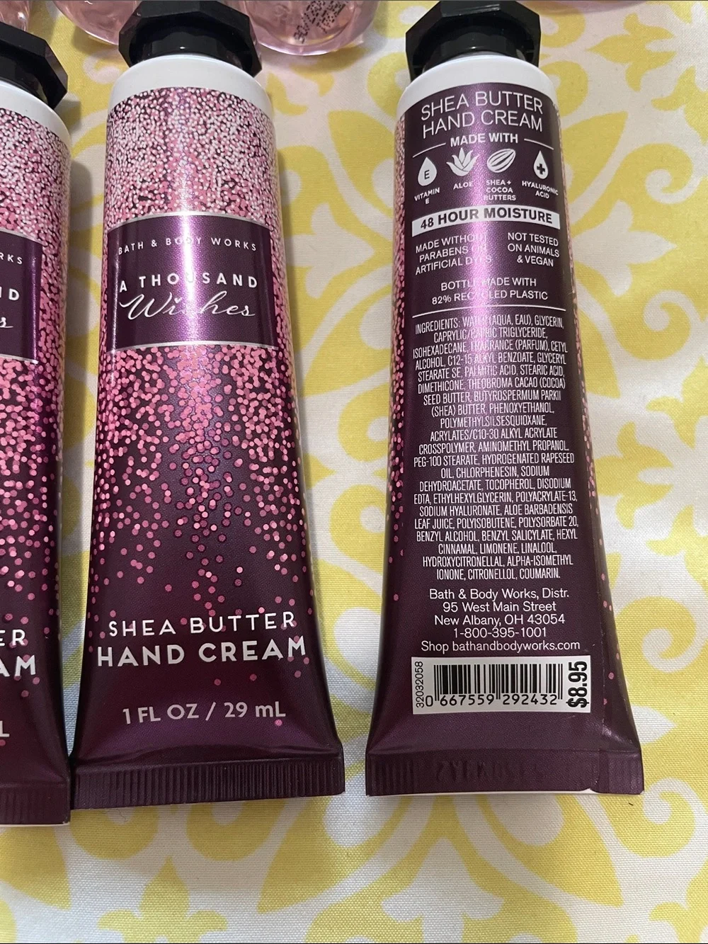 Bath & Body Works 9 Piece A Thousand Wishes Hand Creams & Antibac Set NWT